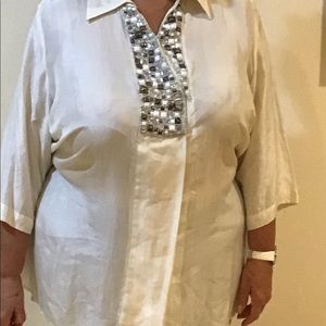 Marina Rinaldi Silk Blouse US 20